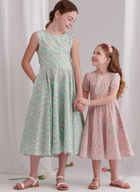 Simplicity Child/Teen Dresses S9799