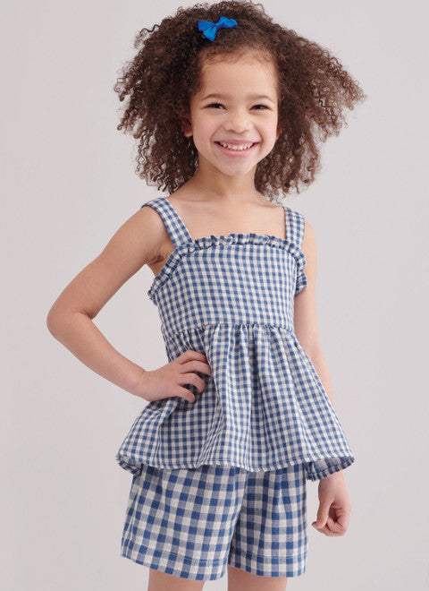 Simplicity Child Top, Trousers & Shorts S9800