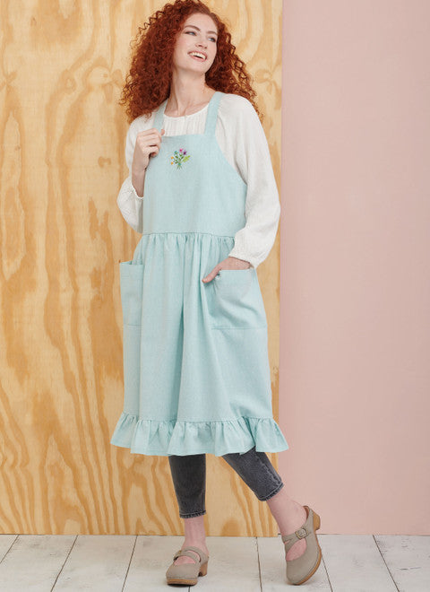 Simplicity Pinafore Apron & Tote S9805