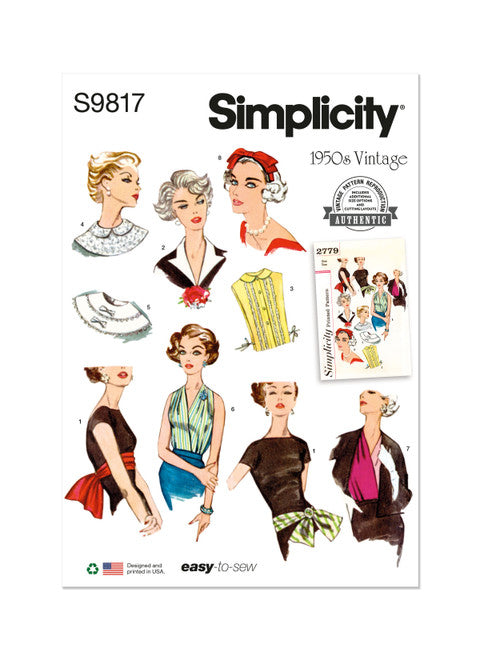 Simplicity Vintage Accessories S9817
