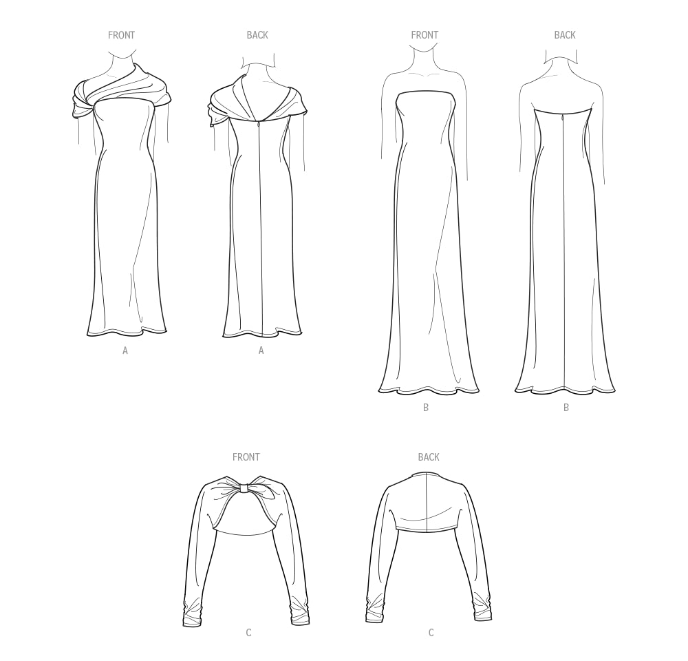 Simplicity Knit Dresses & Shrug S9820