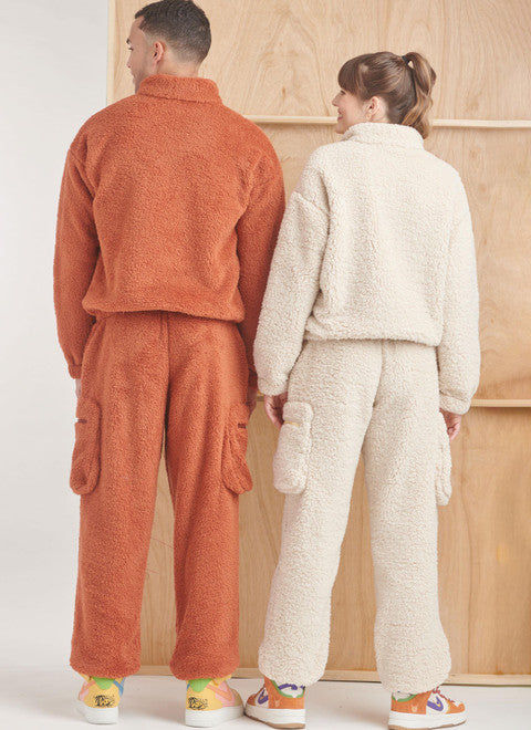 Simplicity Unisex Sweatshirt & Pants S9828