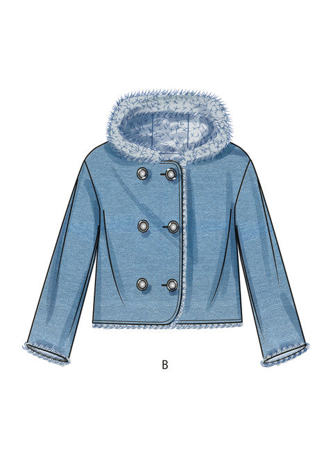 Simplicity Unisex Child/Teen Jacket S9832