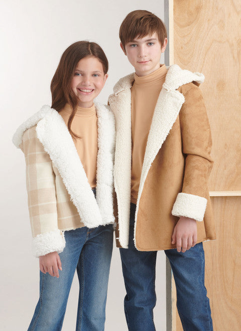 Simplicity Unisex Child/Teen Jacket S9832