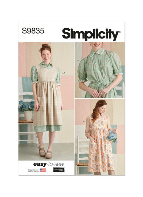 Simplicity Dress & Pinafore Apron S9835