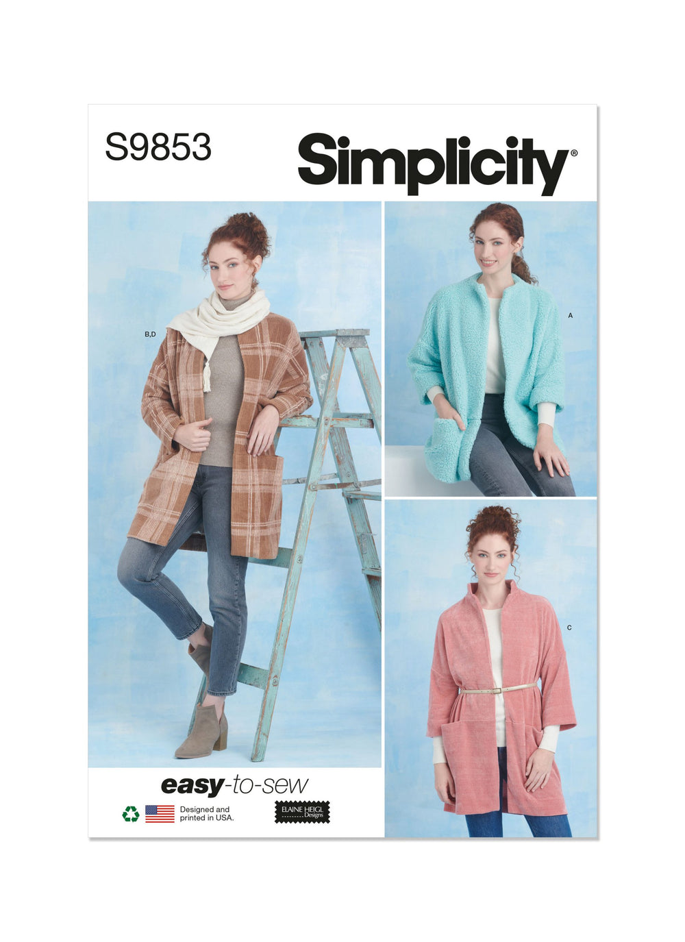 Simplicity Coats & Scarf S9853