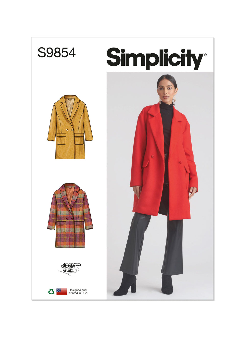 Simplicity Coat S9854