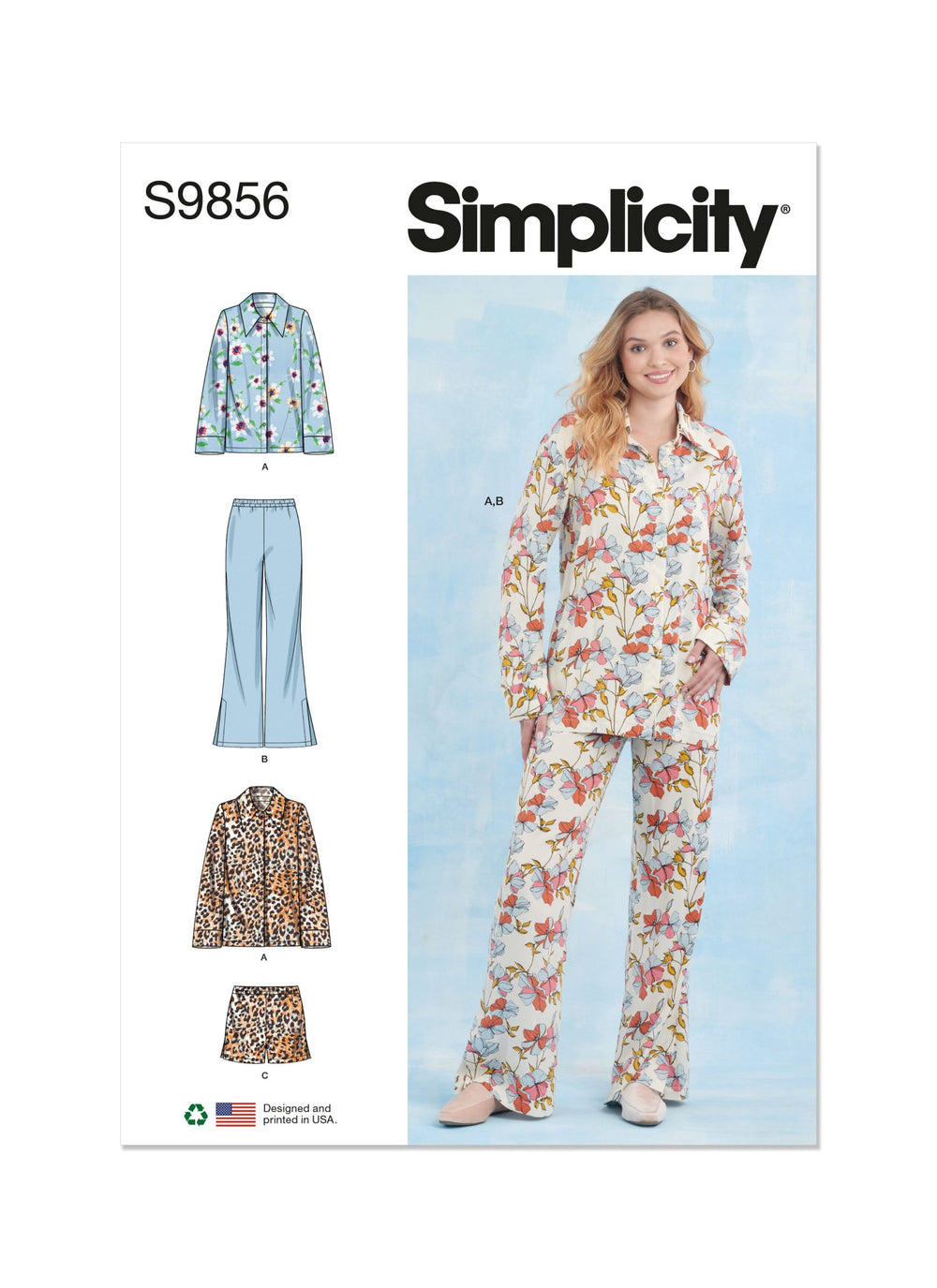 Simplicity Sleepwear S9856