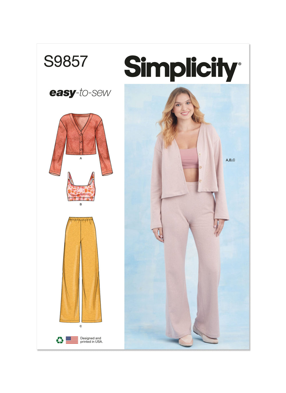 Simplicity Loungewear S9857