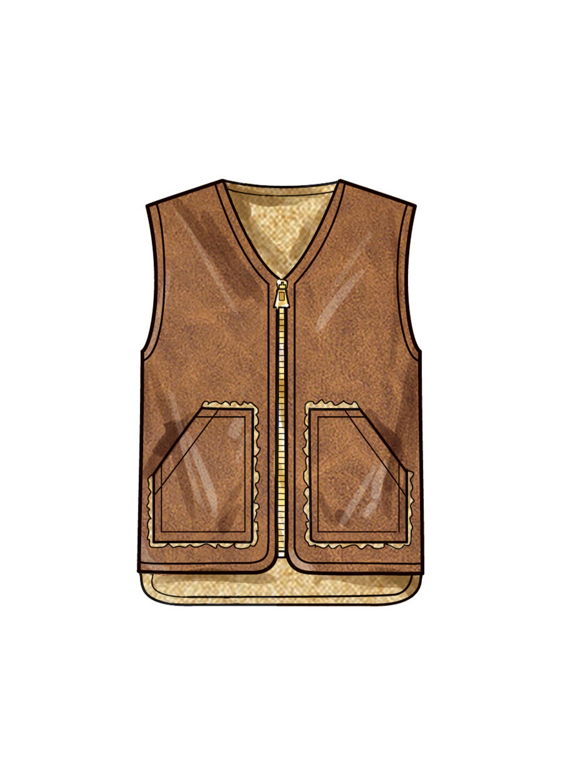 Simplicity Child/Teen/Adult Waistcoats S9860