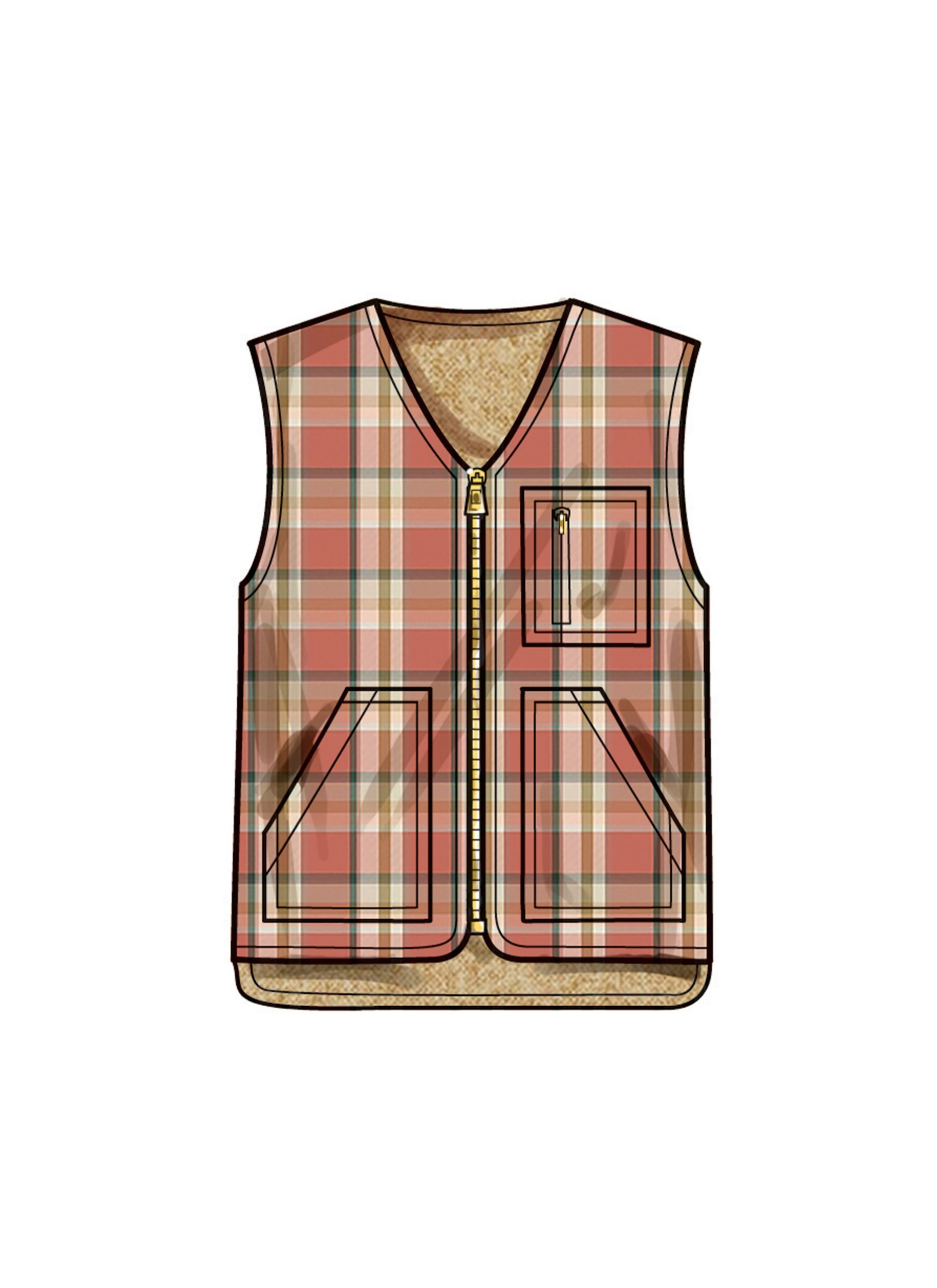 Simplicity Child/Teen/Adult Waistcoats S9860