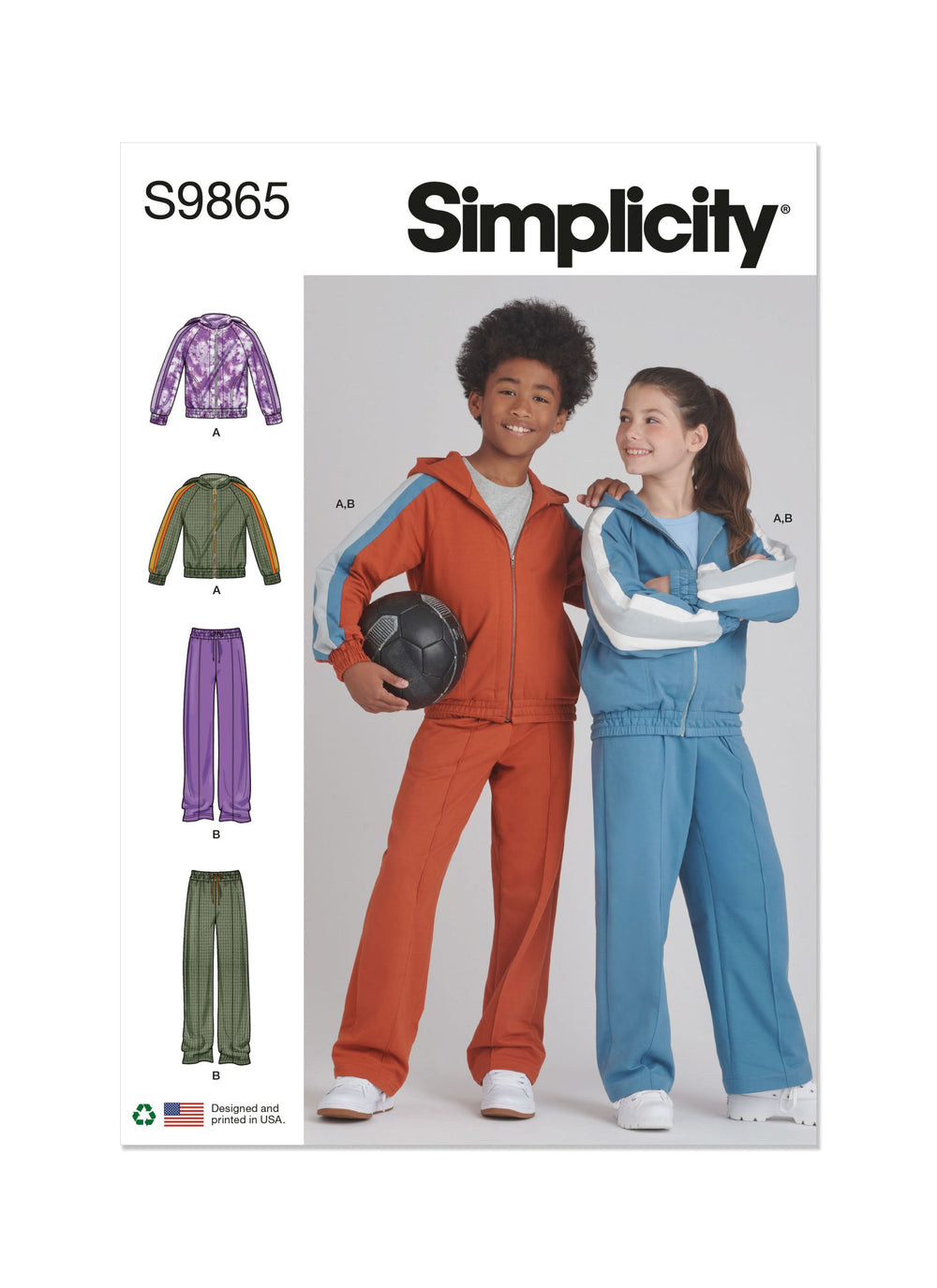 Simplicity Child/Teen Jacket & Trousers S9865