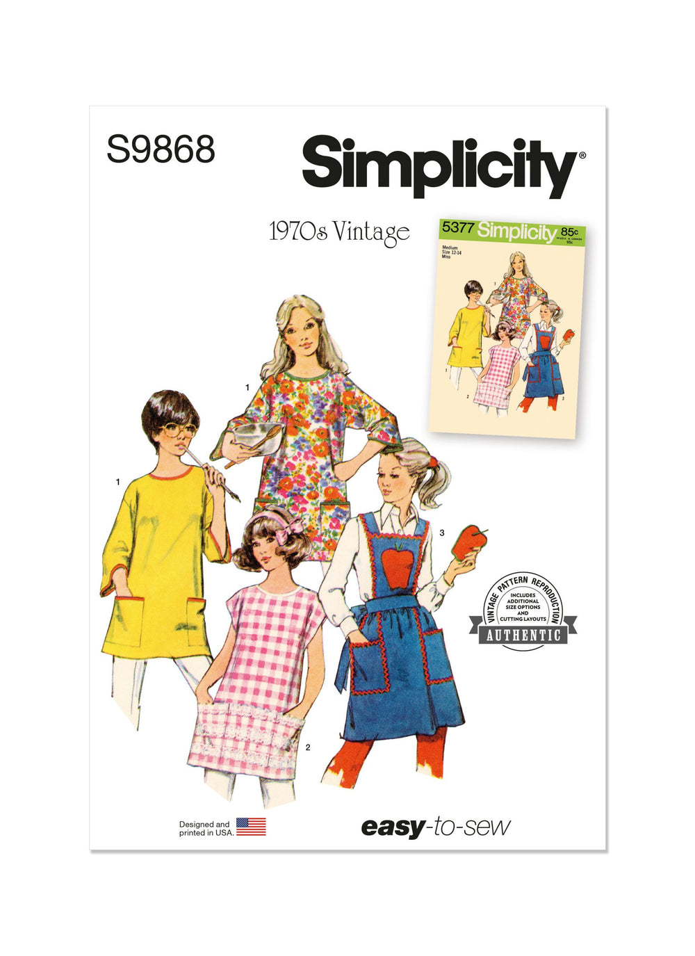 Simplicity Aprons S9868