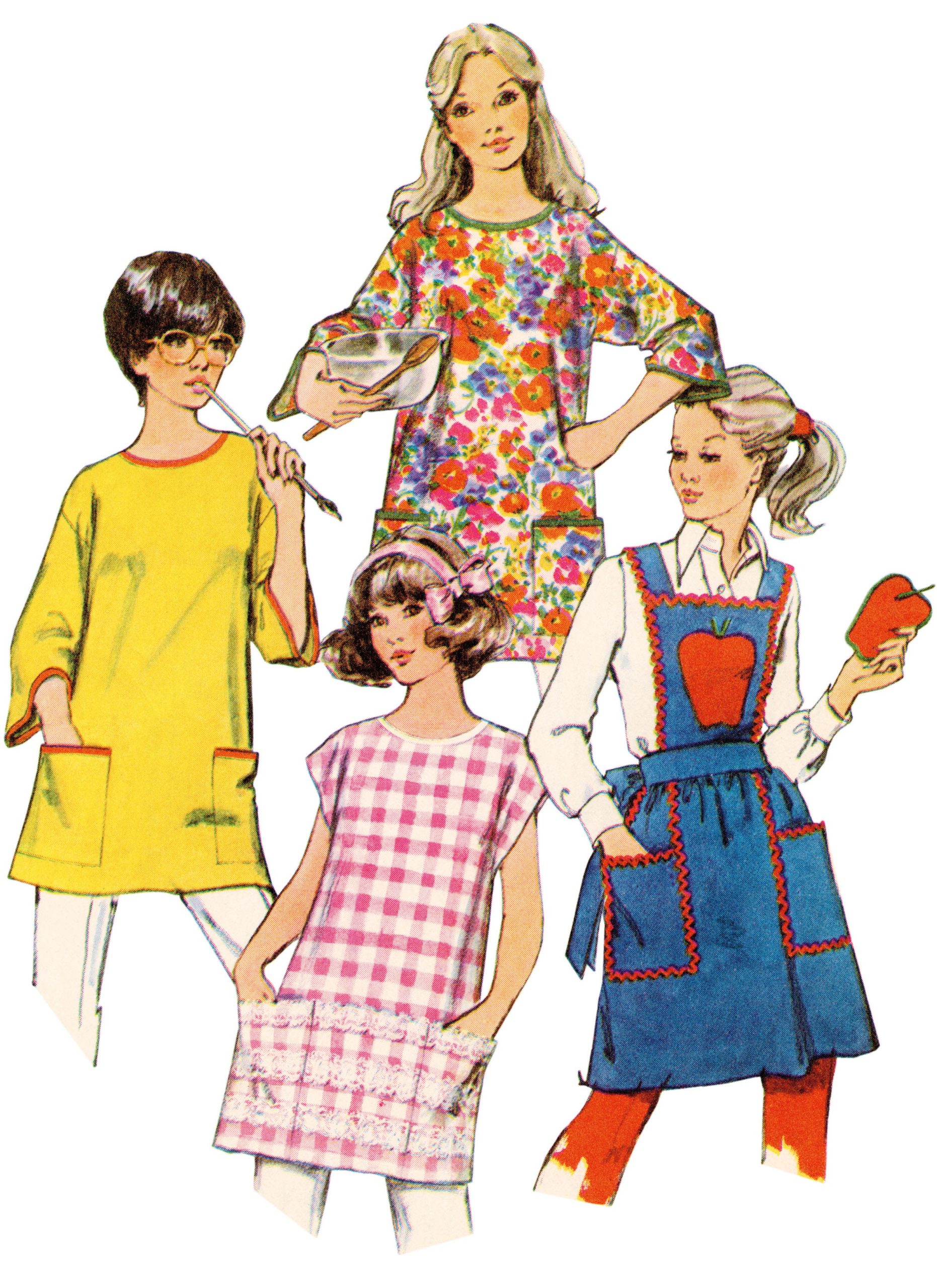 Simplicity Aprons S9868 – The Fold Line