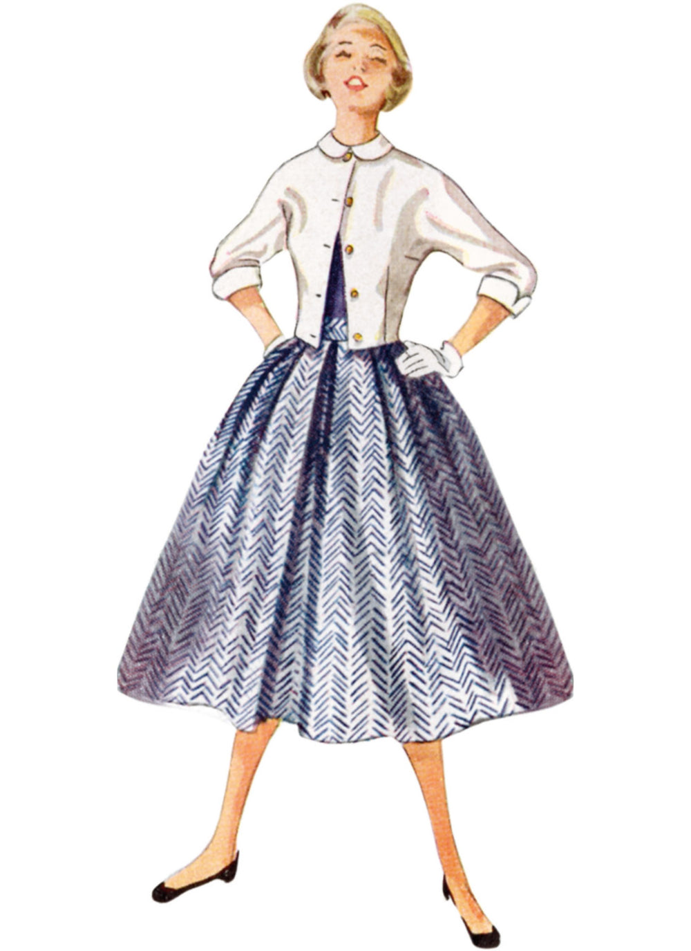 Simplicity Vintage Skirt & Jacket S9882