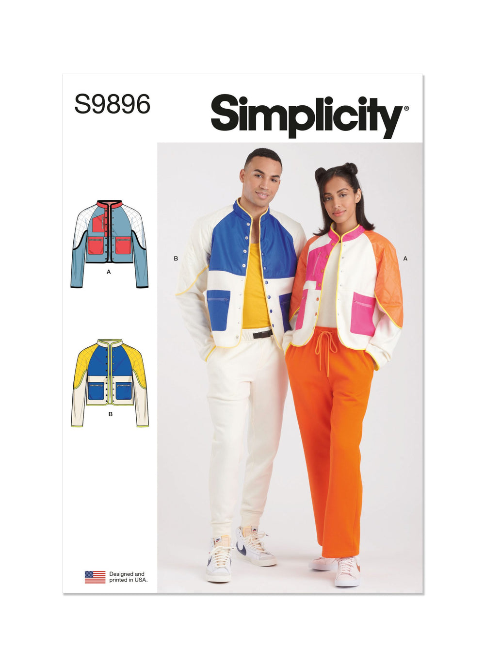 Simplicity Unisex Jacket S9896