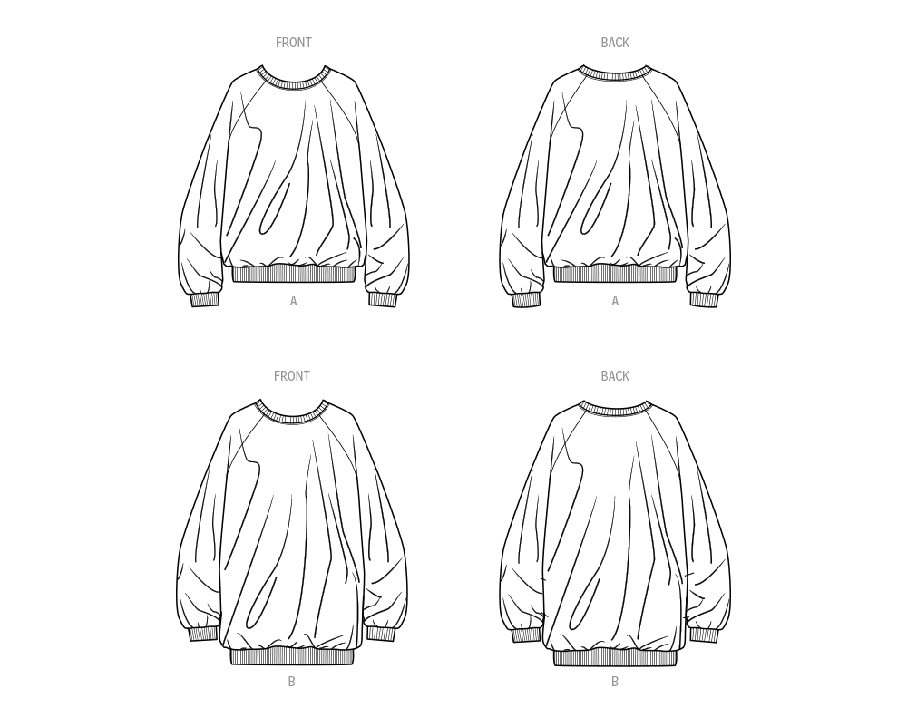 Simplicity Unisex Sweatshirt S9897