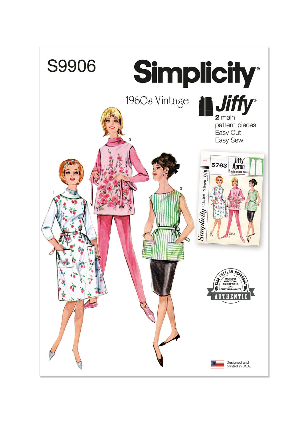 Simplicity Aprons S9906