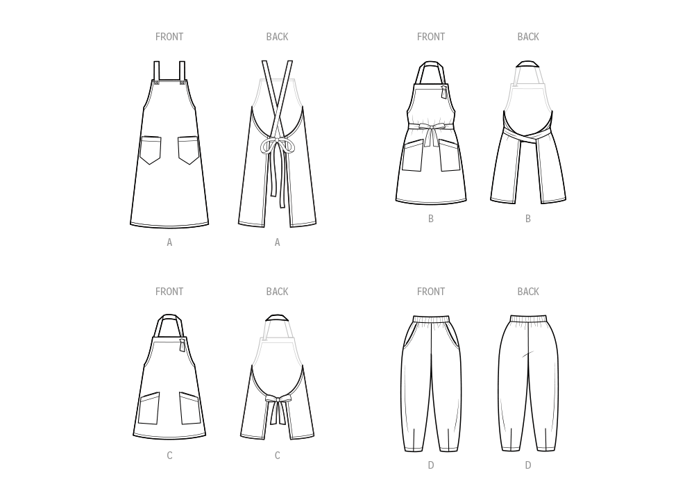 Simplicity Aprons & Trousers S9907