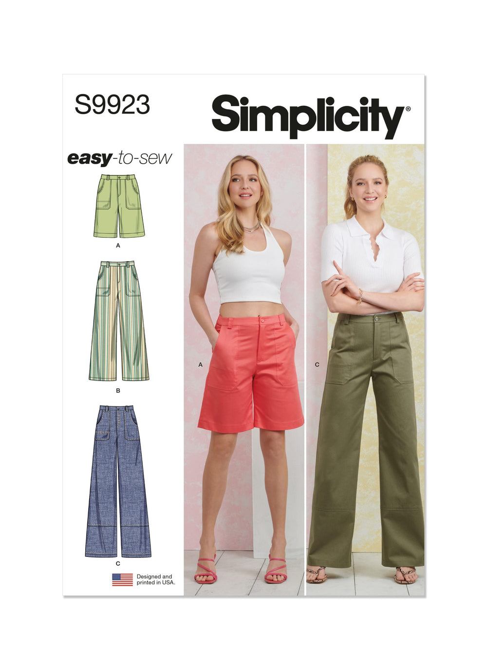 Simplicity Trousers & Shorts S9923