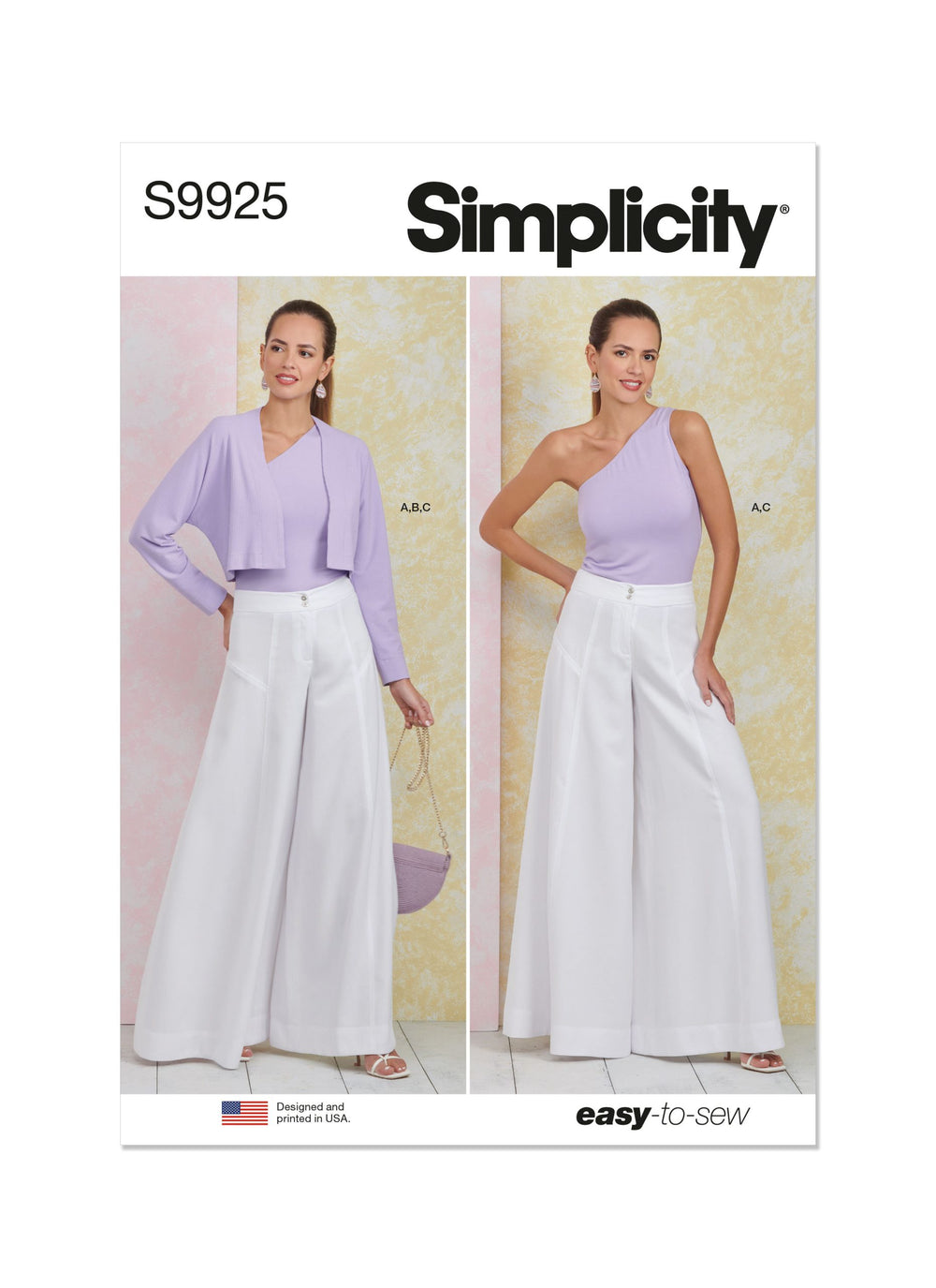 Simplicity Trousers, Shrug & Top S9925