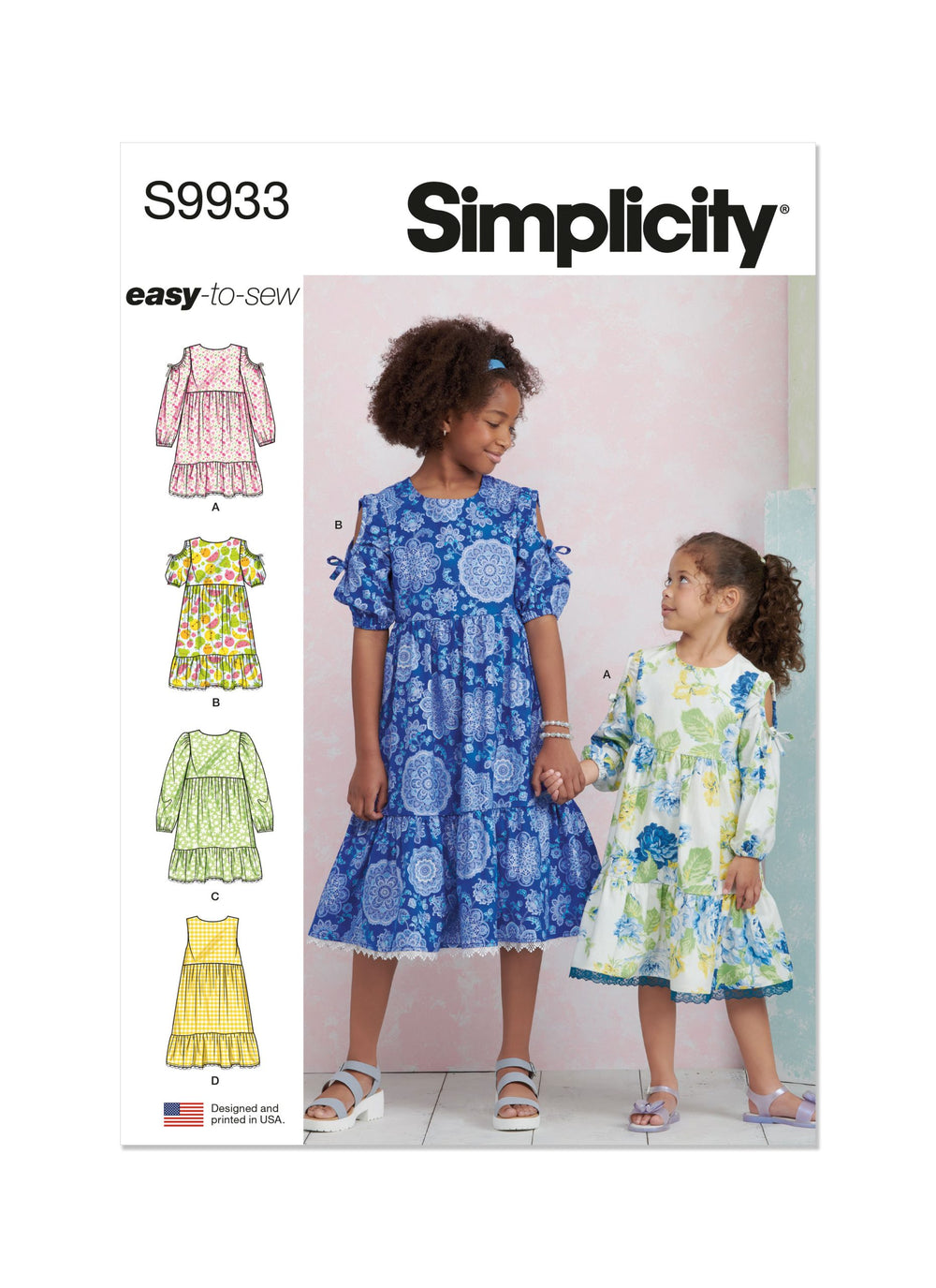 Simplicity Child/Teen Dresses S9933