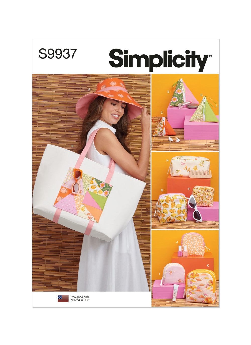 Simplicity Hat & Tote S9937