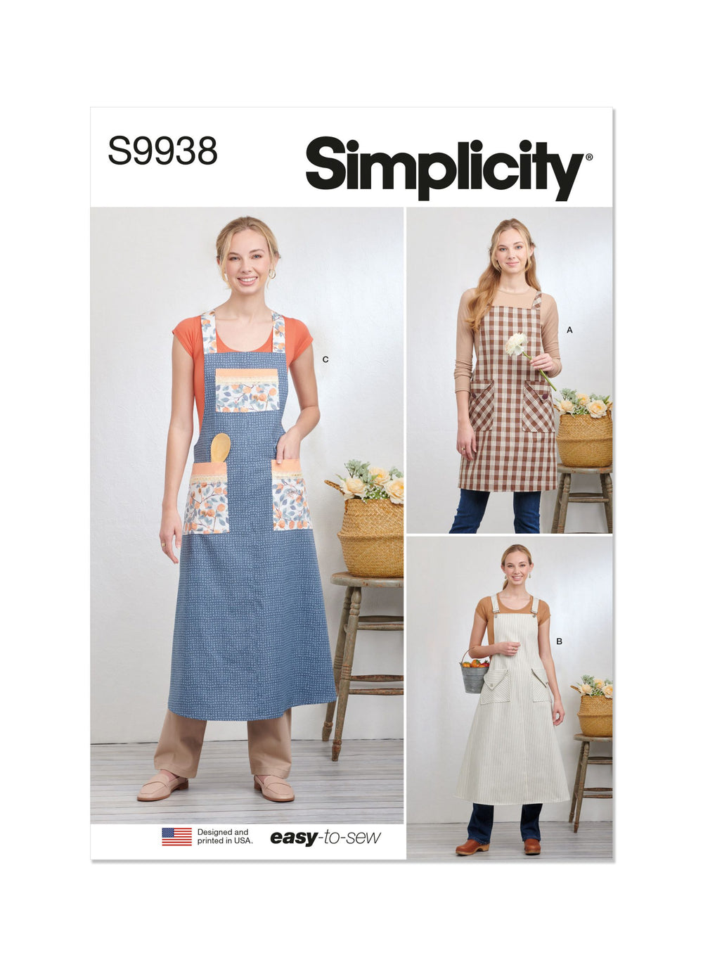 Simplicity Aprons S9938