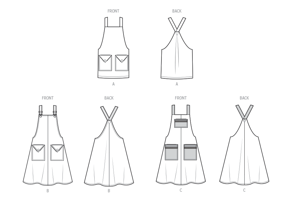 Simplicity Aprons S9938