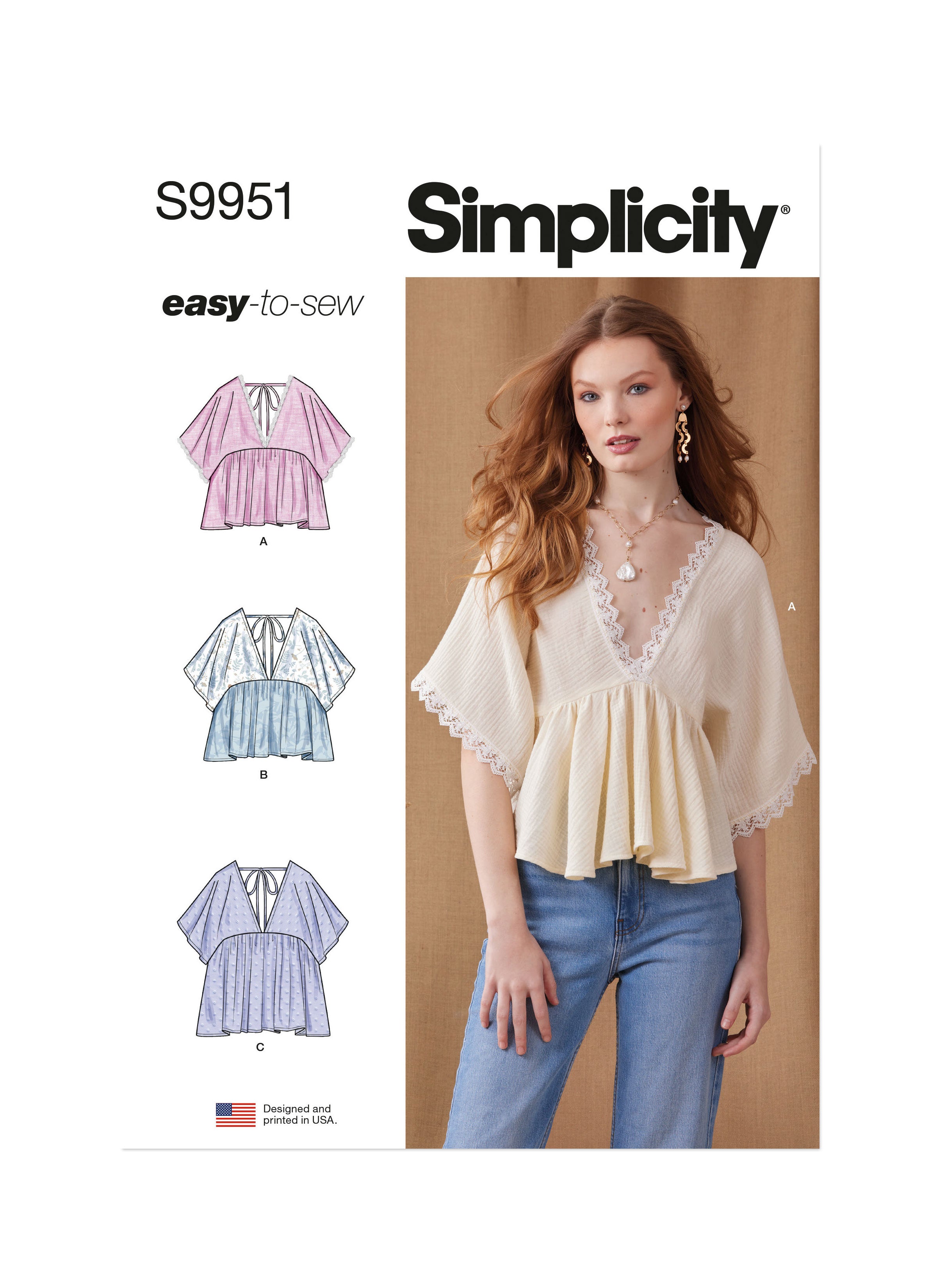 Simplicity Top S9951 – The Fold Line