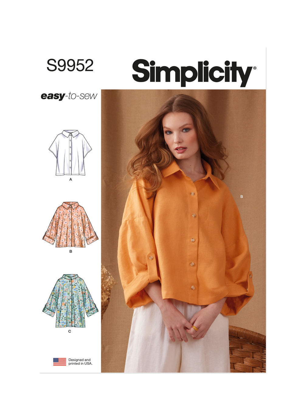 Simplicity Shirt S9952