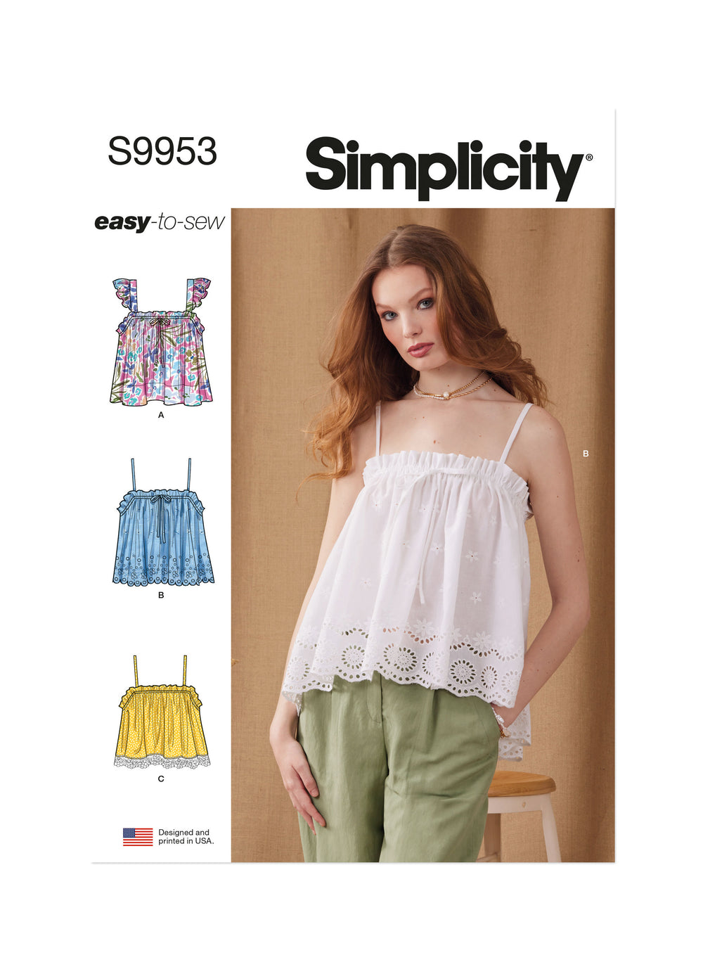 Simplicity Tops S9953