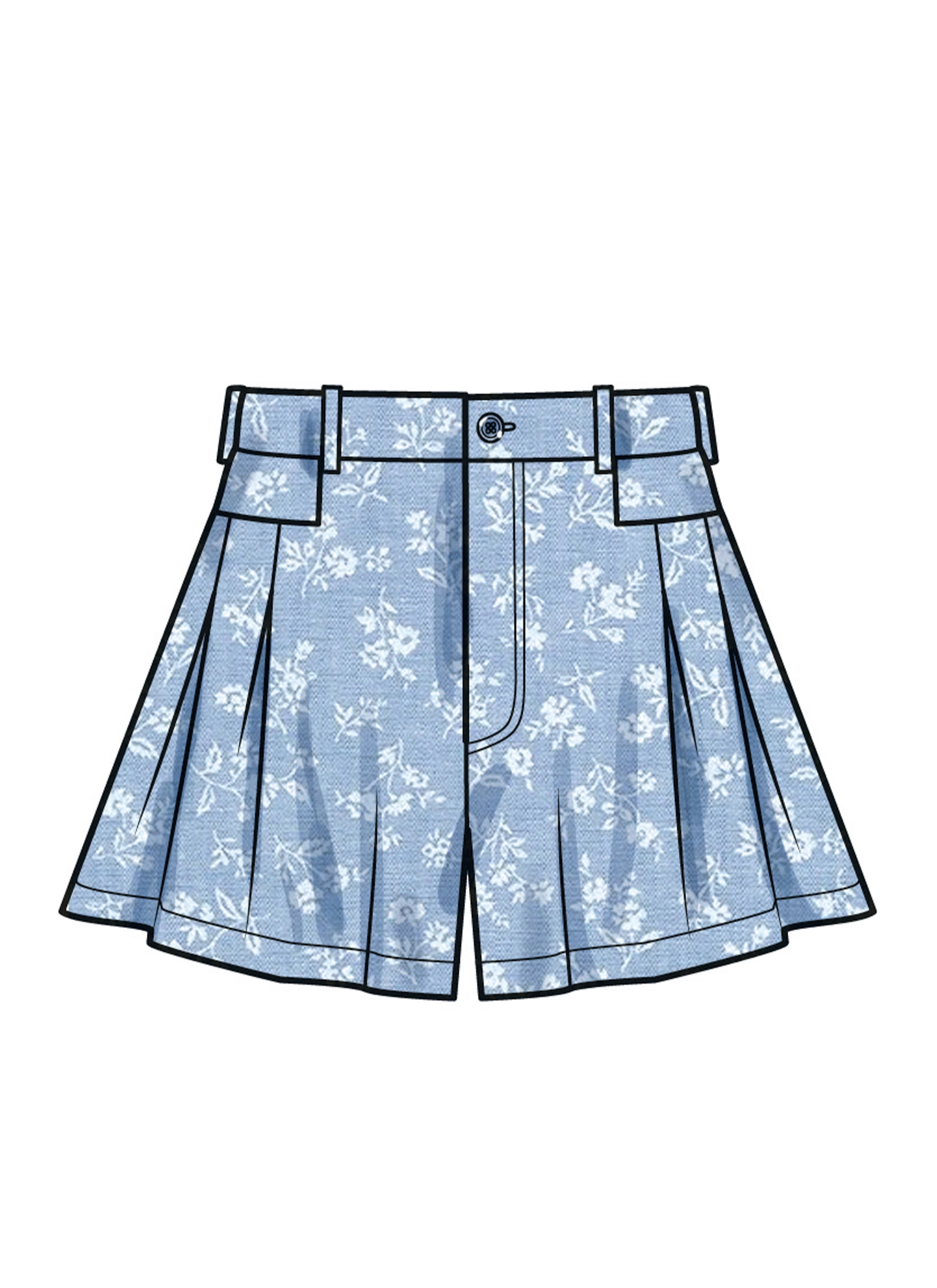 Simplicity Shorts Trousers S9955 – The Fold Line - Main Image