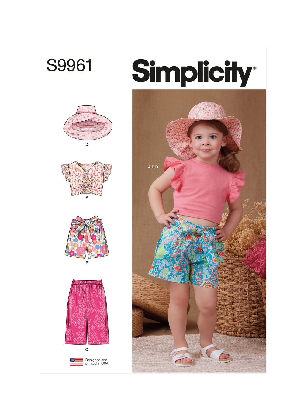 Simplicity Baby/Toddler Outfit S9961