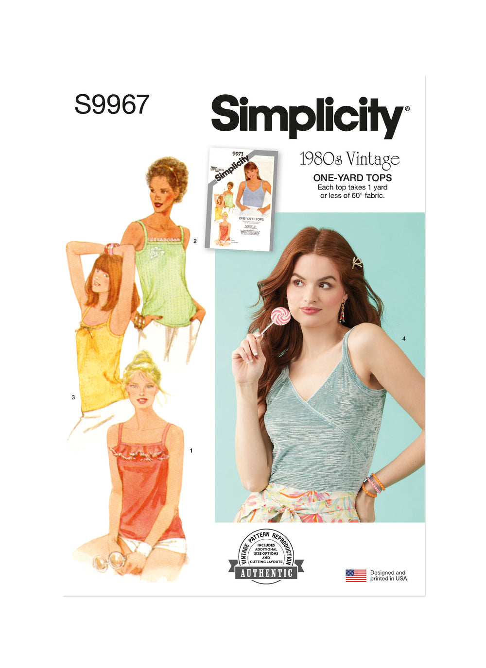 Simplicity Vintage Tops S9967