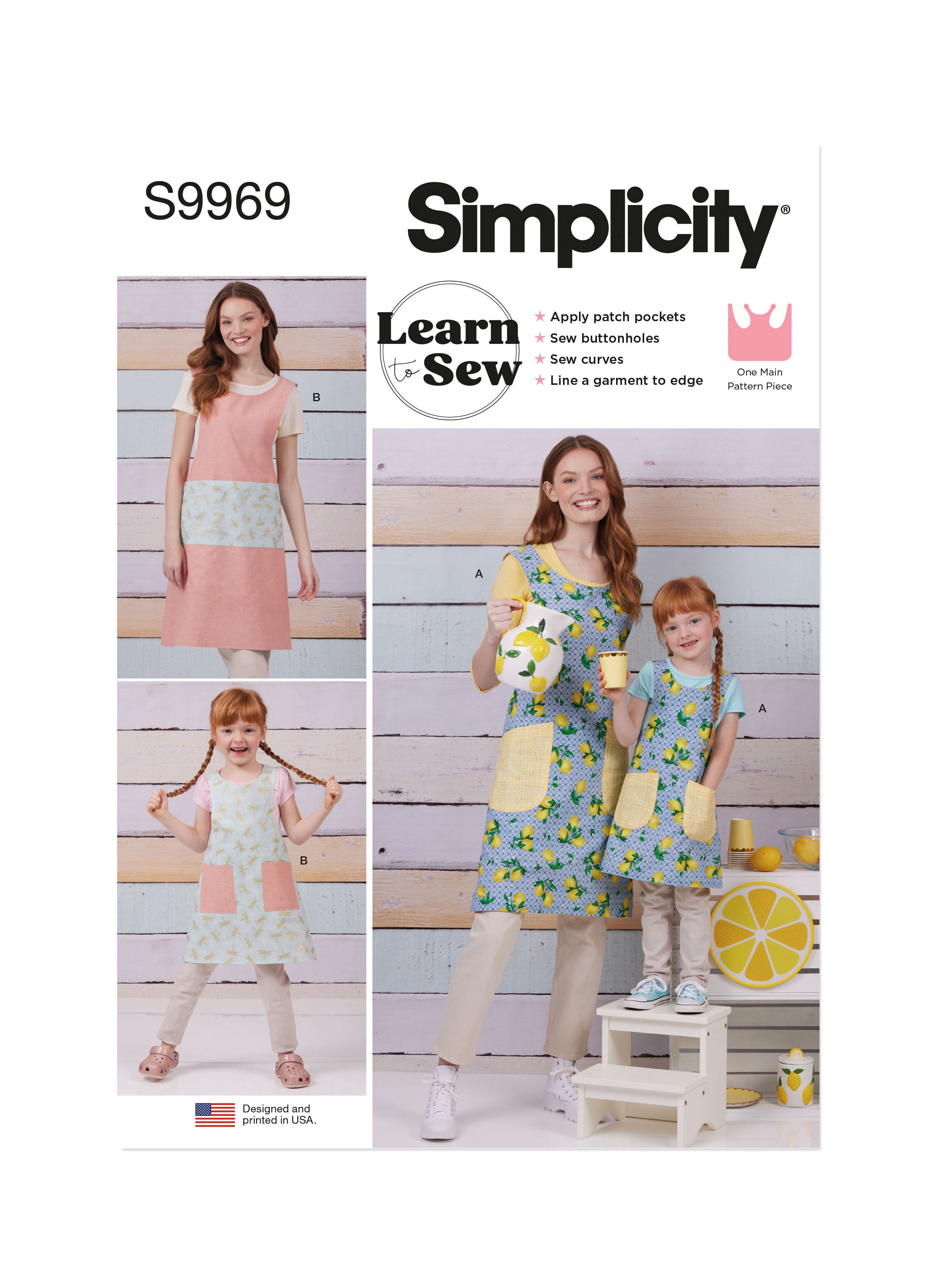 Simplicity Women/Child Aprons S9969