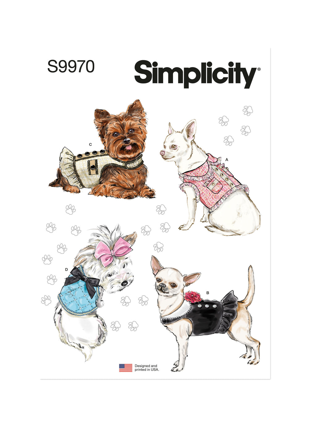 Simplicity Dog Coats S9970