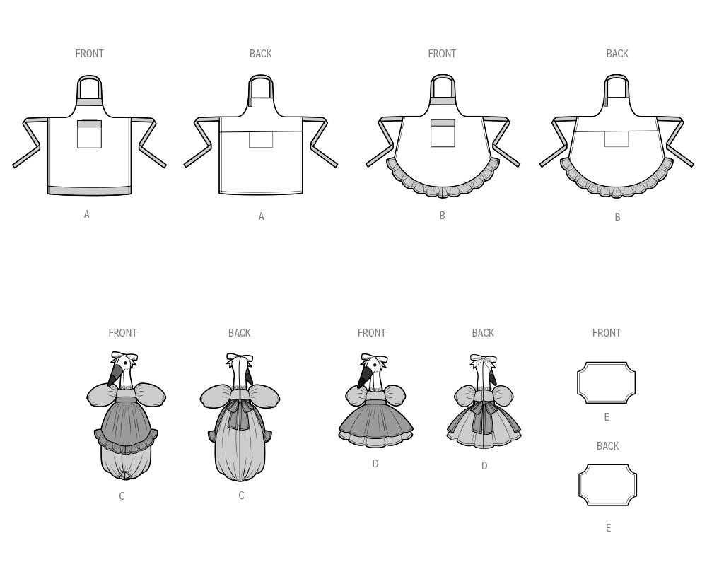 Simplicity Aprons S9973