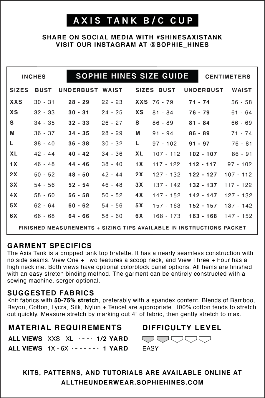 Sophie Hines Axis Tank