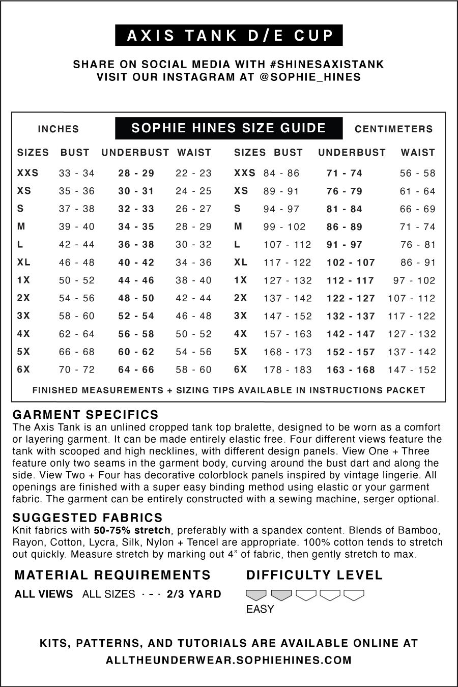 Sophie Hines Axis Tank