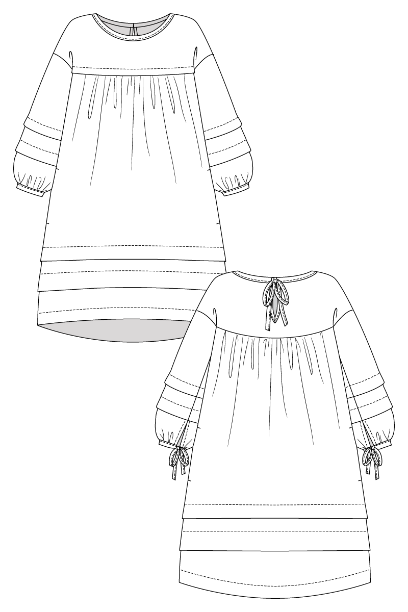 Named Syli Dress and Blouse