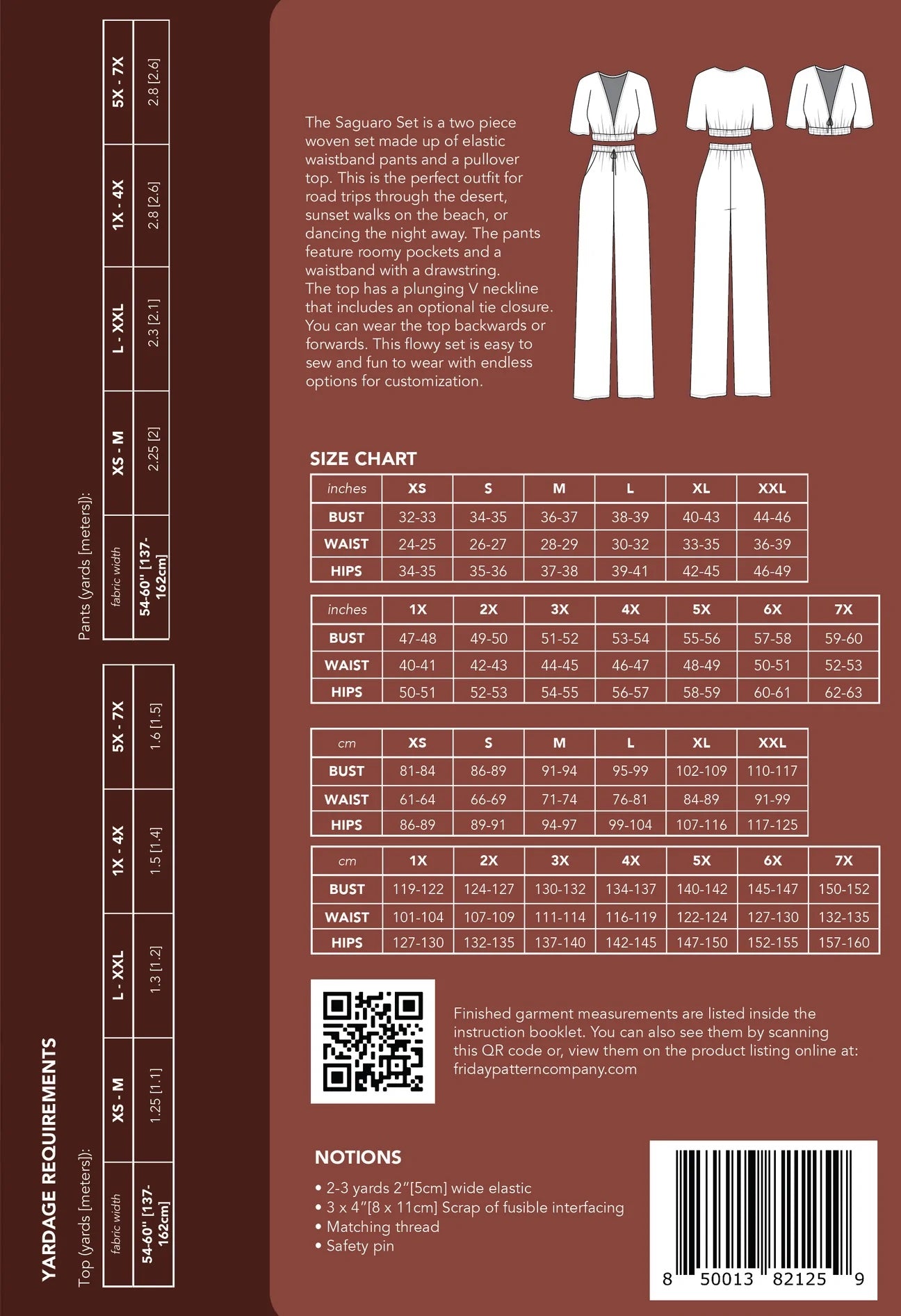 Friday Pattern Company Saguaro Set