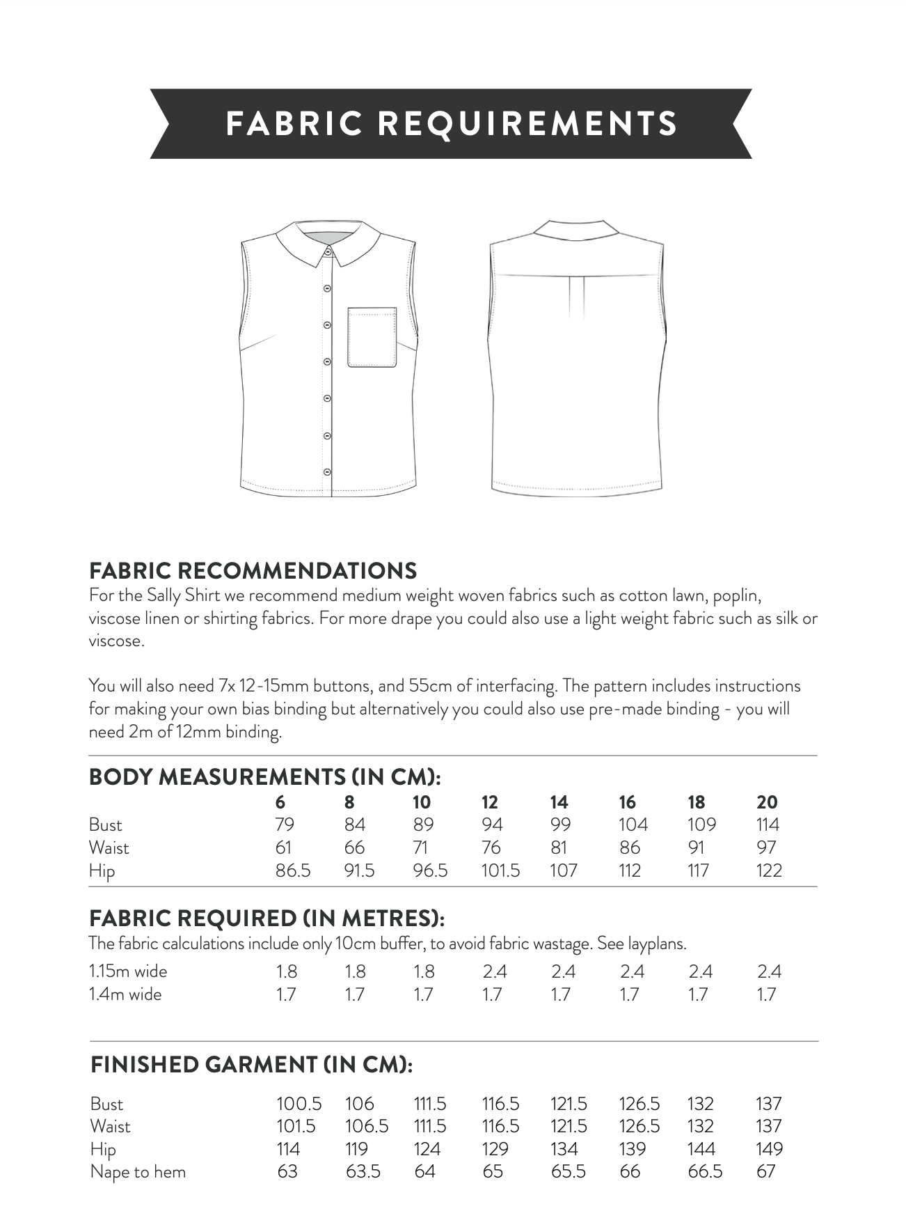 Sew Over It Sally Shirt