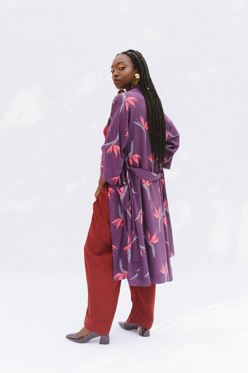Victory Patterns Samara Cardigan and Robe – The Fold Line