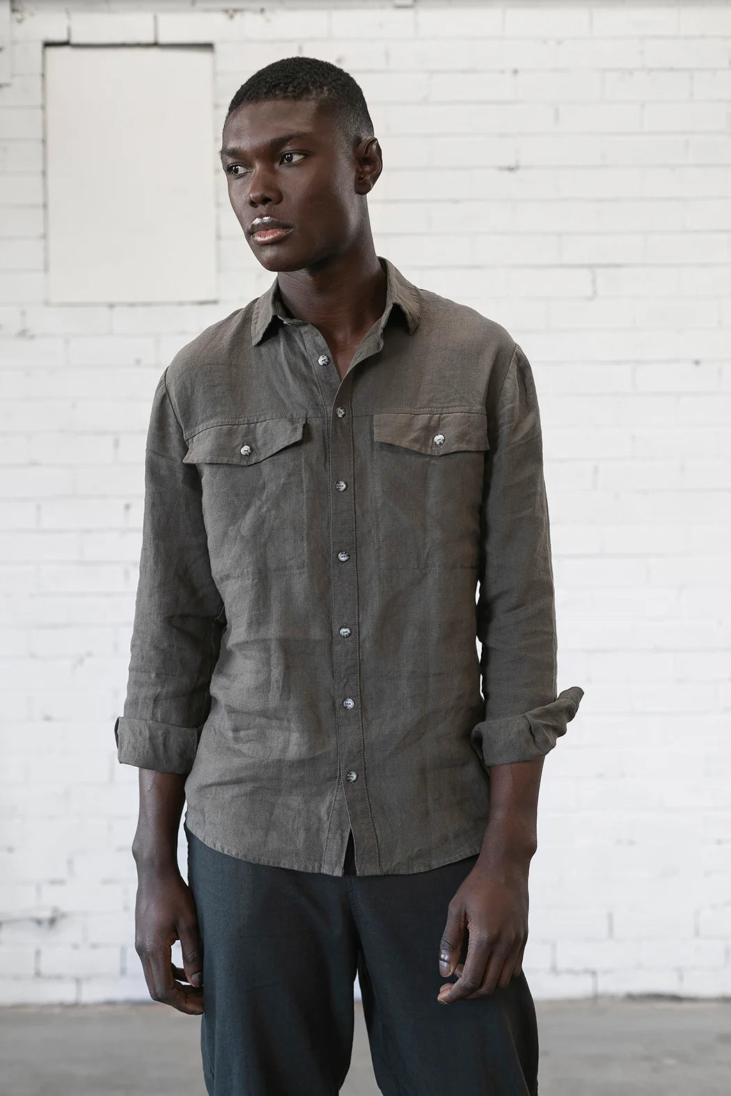 Elbe Textiles Men's Sanders Button Up