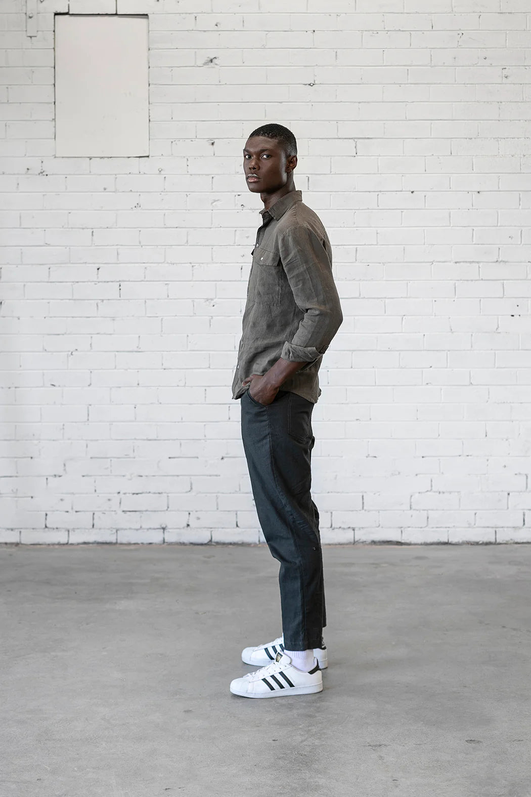 Elbe Textiles Men's Sanders Button Up