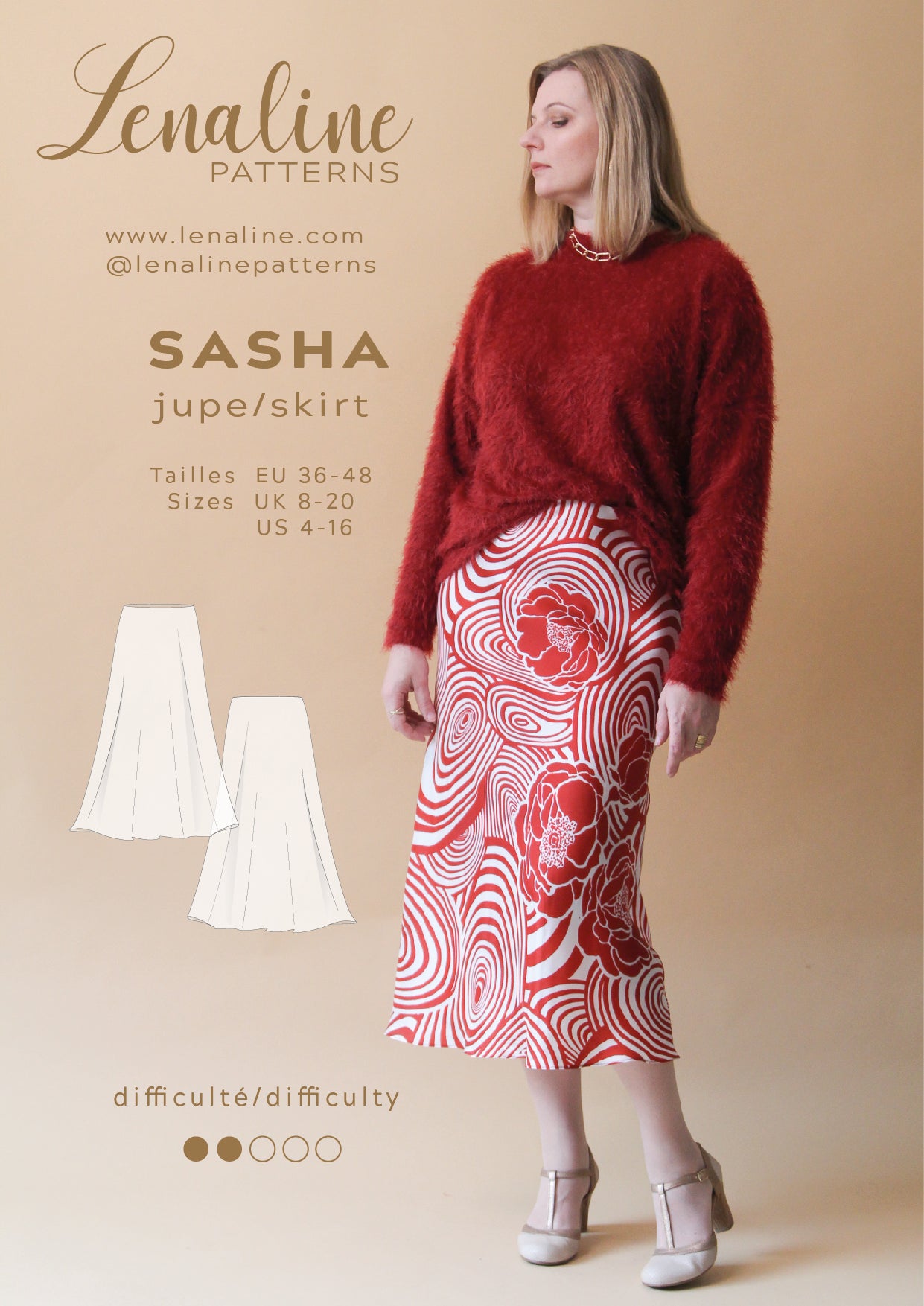 Lenaline Patterns Sasha Skirt