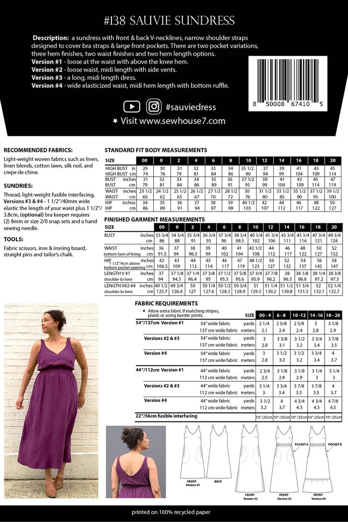 Sew House Seven Sauvie Sundress