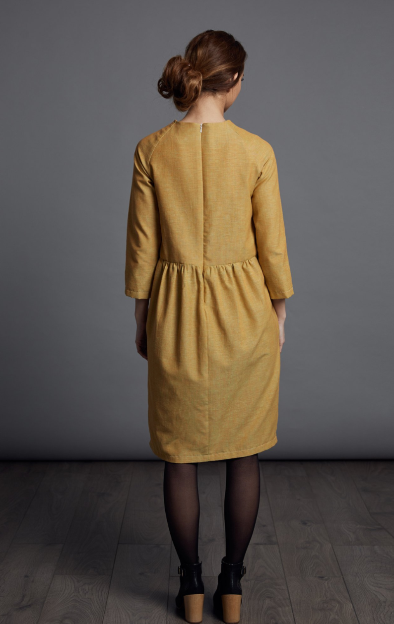 The Avid Seamstress Gathered Dress The Fold Line The Avid Seamstress Gathered Dress The Fold Line