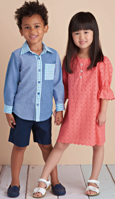 Simplicity Children's Dress and Shirt S8852